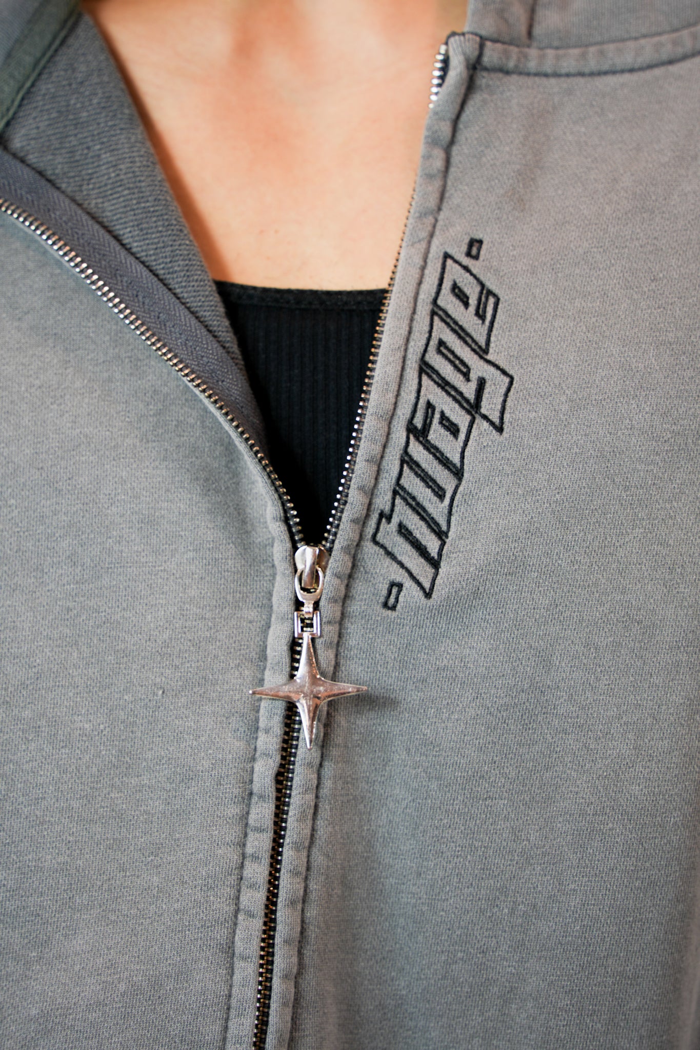 VINTAGE “ASH GREY” ZIP UP